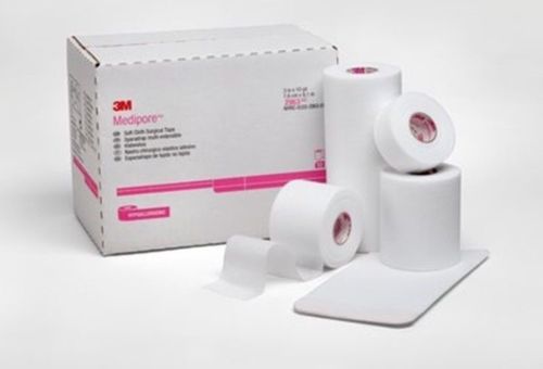 3M Medipore Soft Cloth Tape 1 x 10 yd Pack: 2