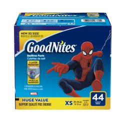 GoodNites Disposable Pull On Underwear for Girls, Heavy Absorbency,  Small/Medium, Pack of 14