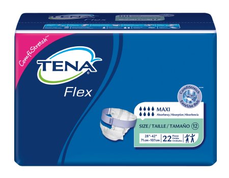 Adult Incontinent Belted Undergarment TENA¬ Flexi» Maxi Pull On Size 12 Disposable Heavy Absorbency CS of 66