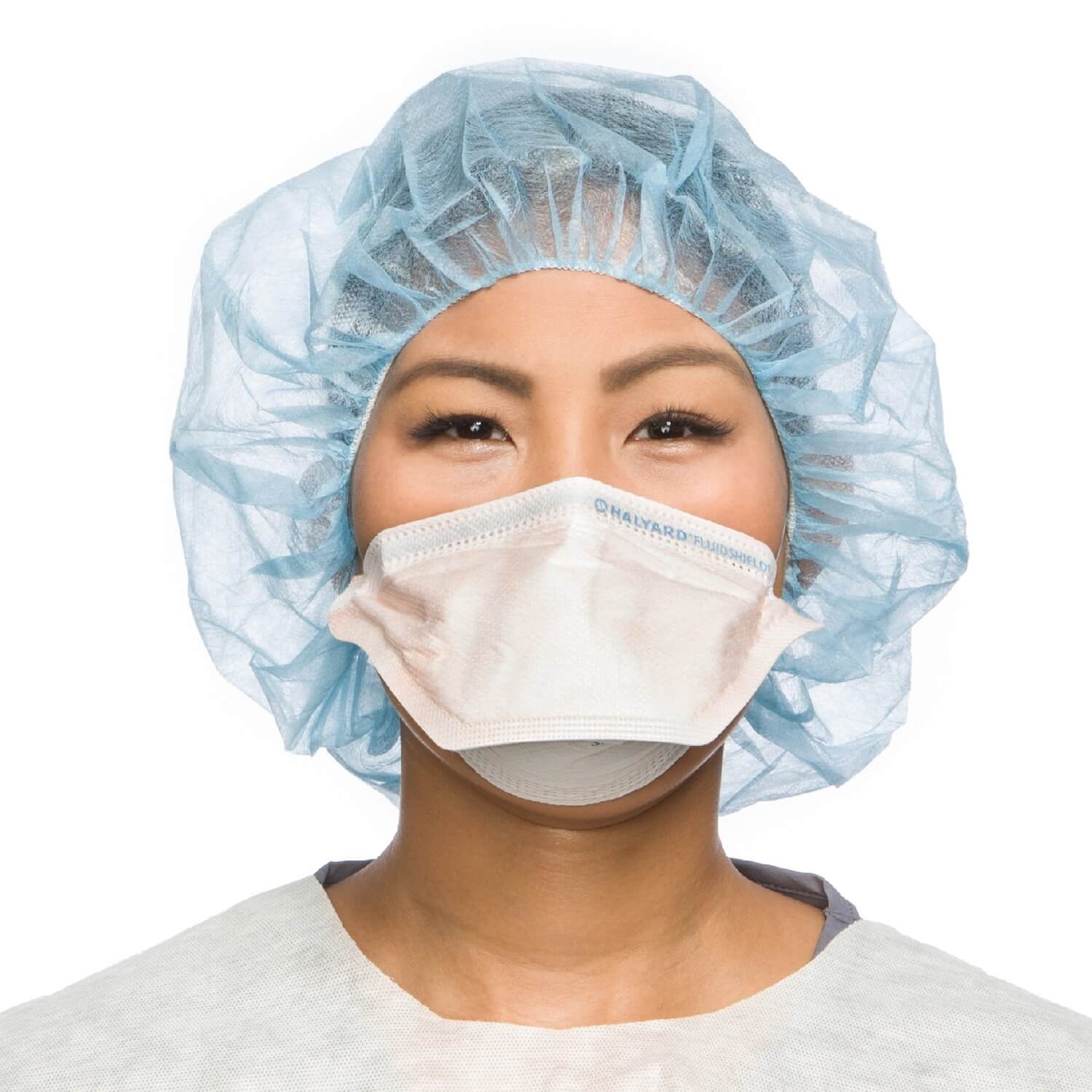 Particulate Respirator, N95, Healthcare, Surgical Mask, Foam Nose Cushion,  Elastic Straps, Large