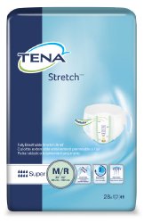 TENA Absorbent Stretch Plus Disposable Adult Incontinent Brief Tab